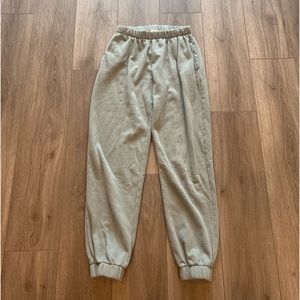 Sage green brandy melville sweatpants, one size